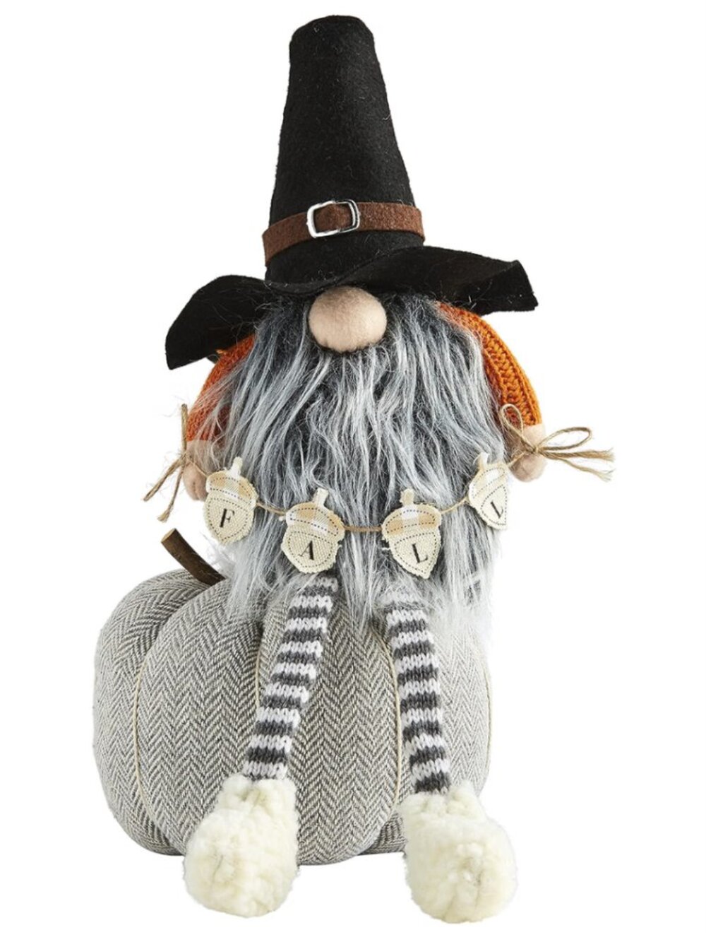 Pumpkin Dangle Leg Gnome